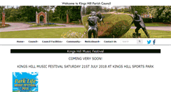 Desktop Screenshot of kingshillparish.gov.uk